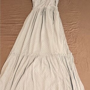 Patrons of Peace Light Blue Maxi Dress